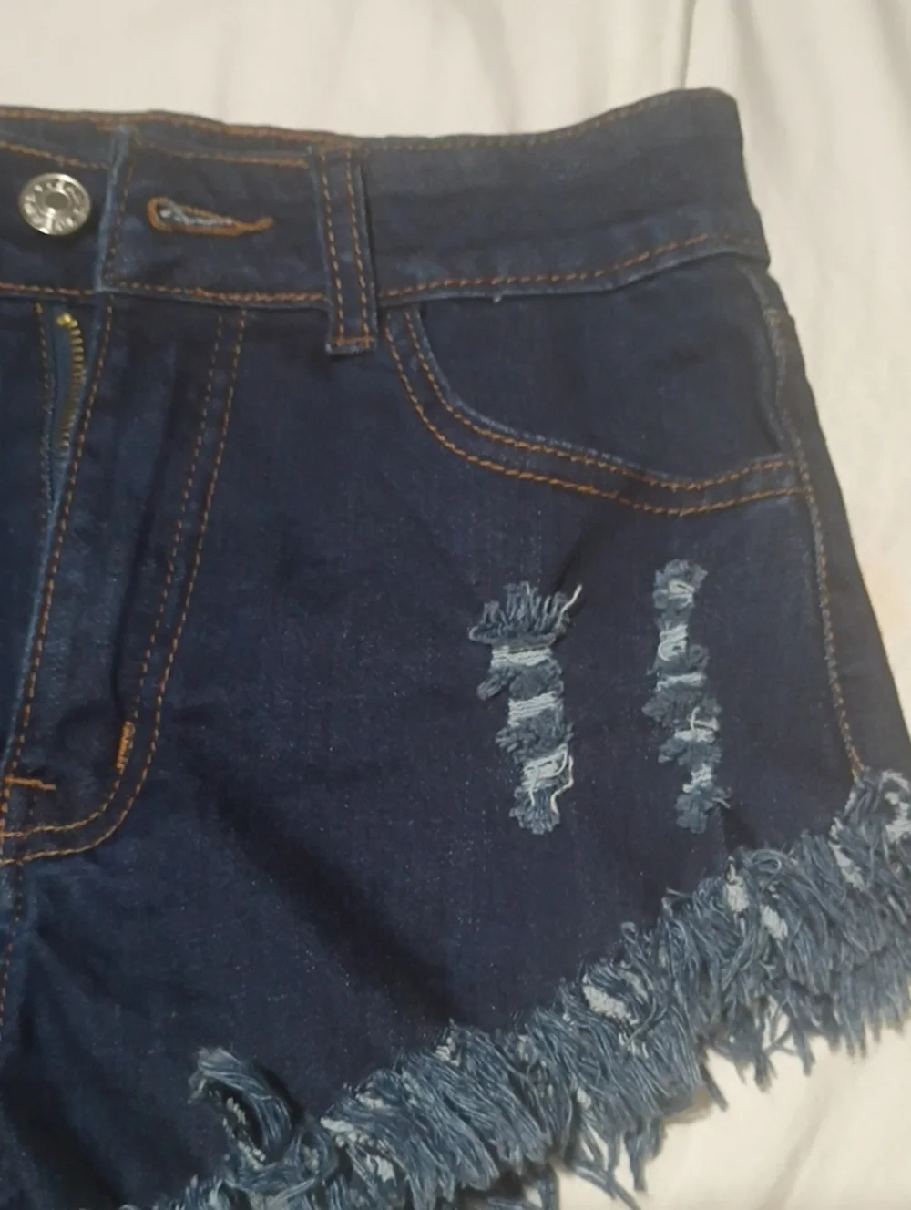 H And Y Denim Short Shorts M